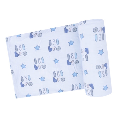 Swaddle Blanket - Lil Bro - HoneyBug 