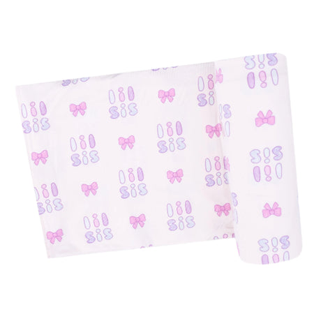 Swaddle Blanket - Lil Sis - HoneyBug 