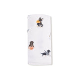 Swaddle Blanket - Sporty Puppies - HoneyBug 