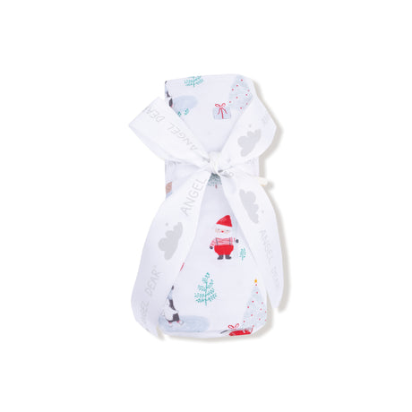 Swaddle Blanket - Santa Ski Friends - HoneyBug 