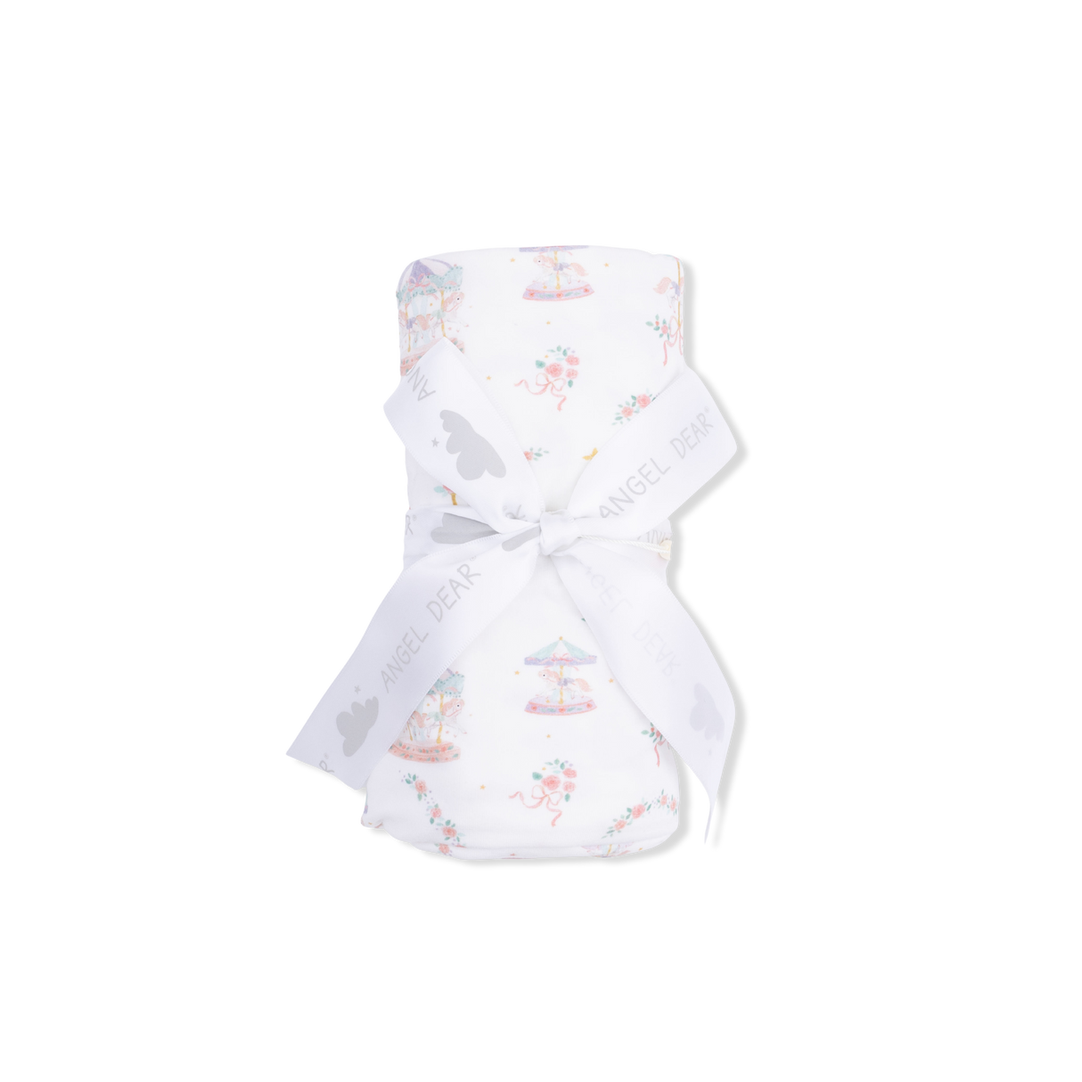 Carousel with Bows - Swaddle Blanket