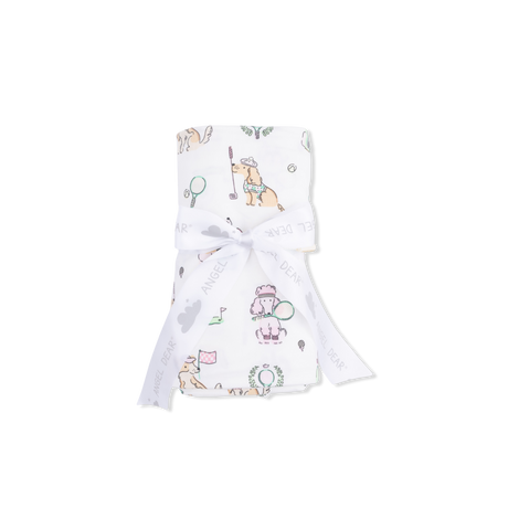 Country Club Dogs Pink - Swaddle Blanket
