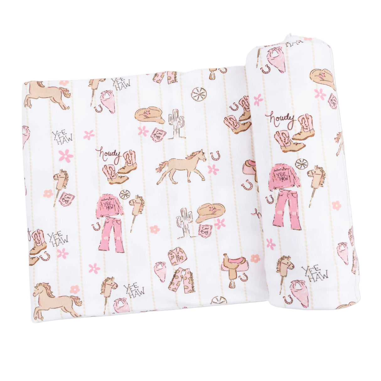Cowgirl Nursery - Swaddle Blanket