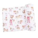 Cowgirl Nursery - Swaddle Blanket