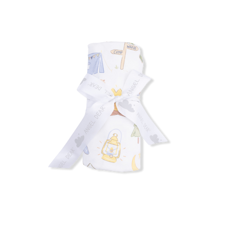 Camping Blue - Swaddle Blanket