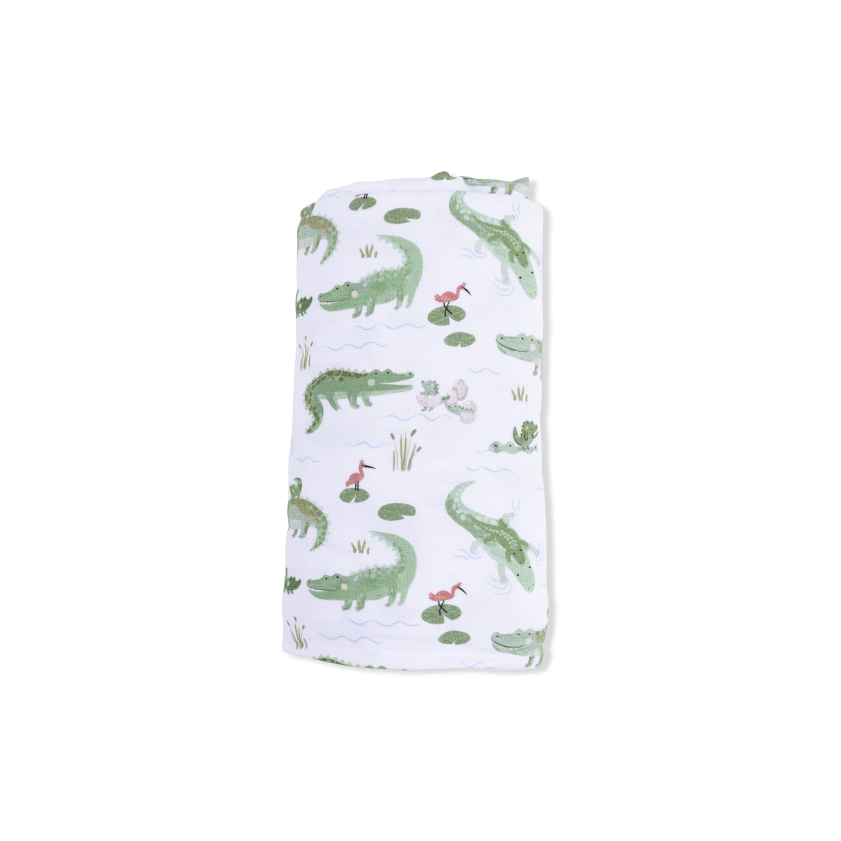 Crayon Alligators - Convertible Romper & Swaddle Blanket Set