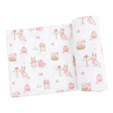 Easter Egg Hunt Pink - Swaddle Blanket
