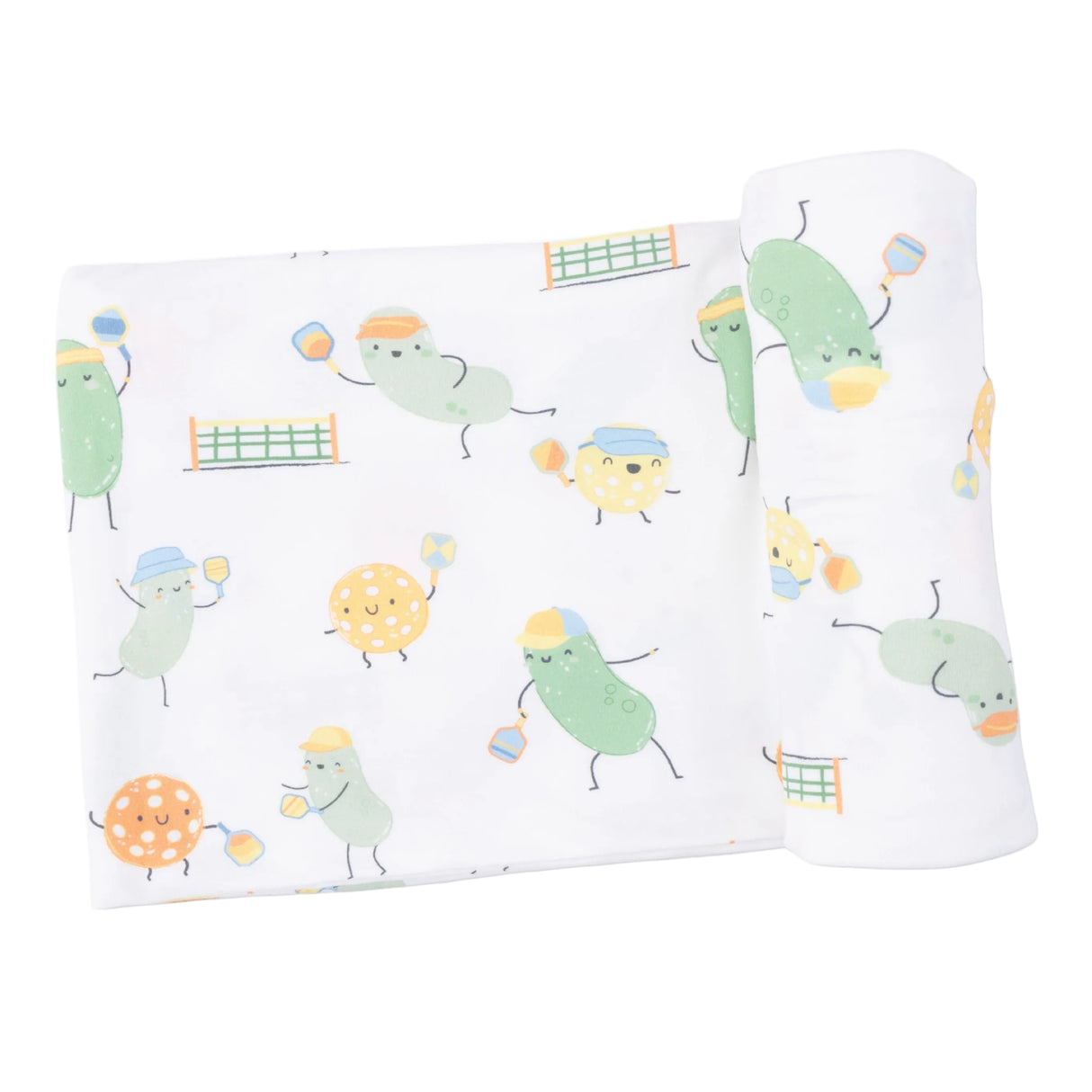 Pickles Playing Pickleball - Swaddle Blanket