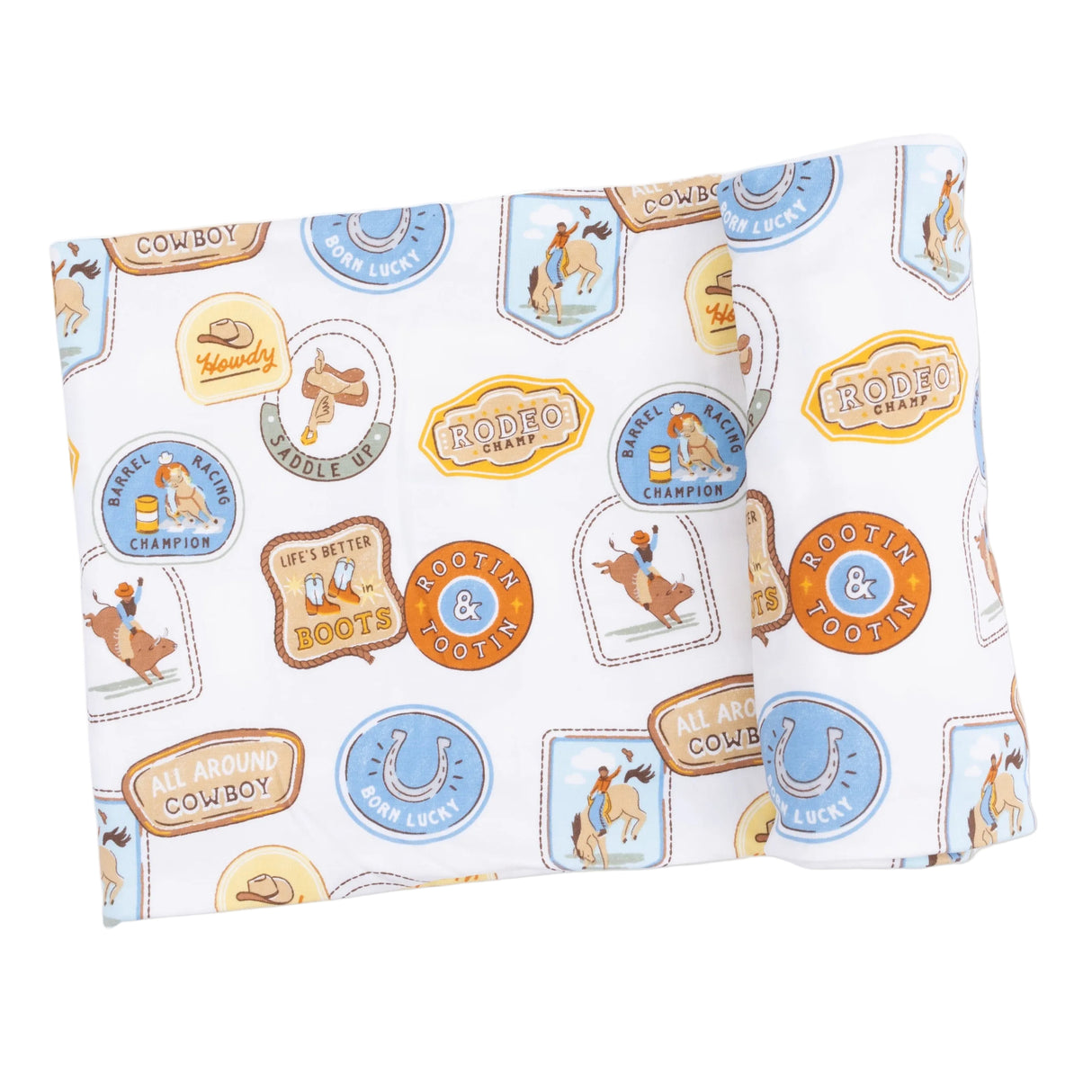 Rodeo Patches Uni - Swaddle Blanket