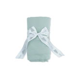 Solid Misty Blue - Swaddle Blanket