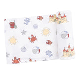Sunny Sandcastles - Swaddle Blanket