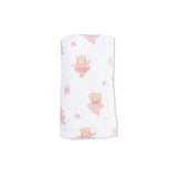 Teddy Bear Ballerina - Swaddle Blanket