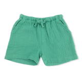 Solid Muslin Ming Green - Casual Short
