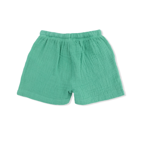 Solid Muslin Ming Green - Casual Short