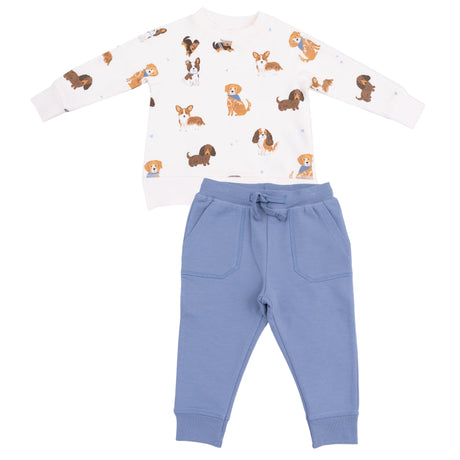 Raglan Sweatshirt + Jogger Set - HoneyBug 
