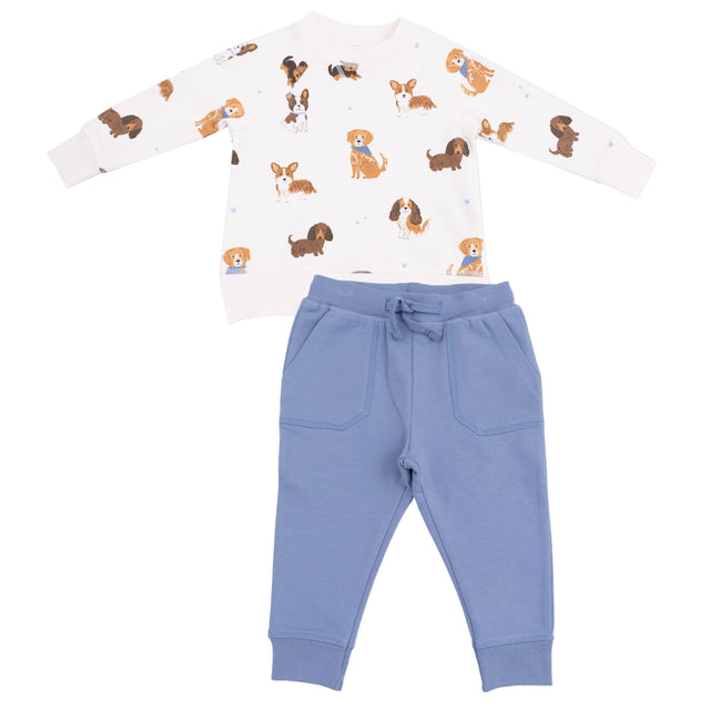 Raglan Sweatshirt + Jogger Set - HoneyBug 
