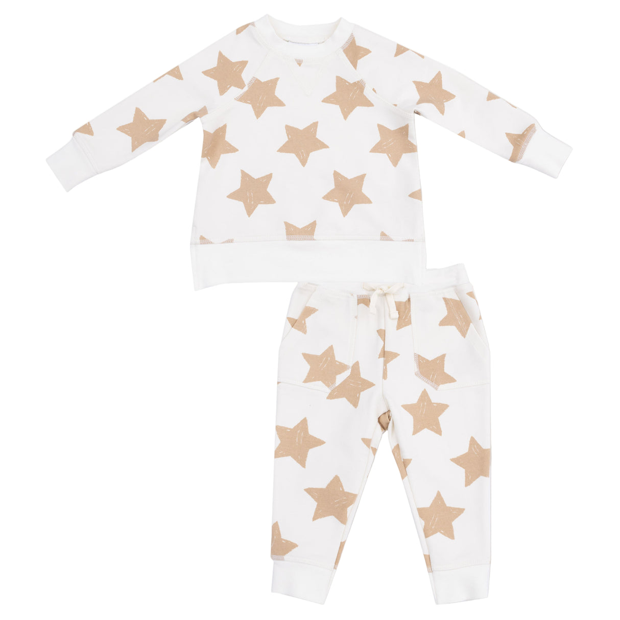 Raglan Sweatshirt + Jogger Set - HoneyBug 