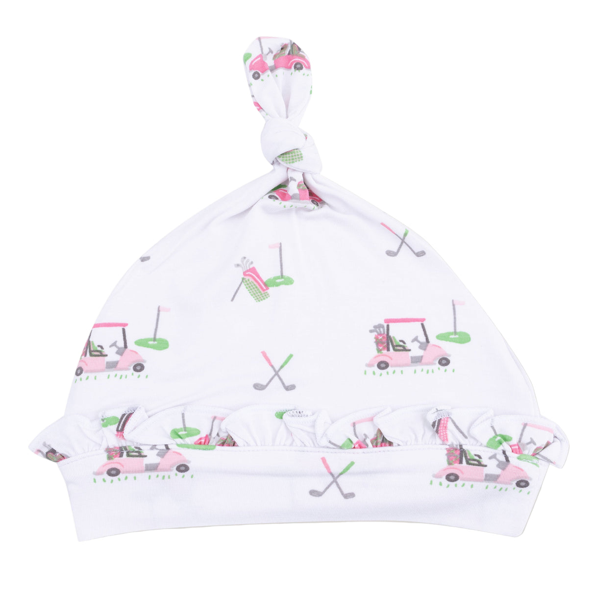 Ruffle Knotted Hat - HoneyBug 