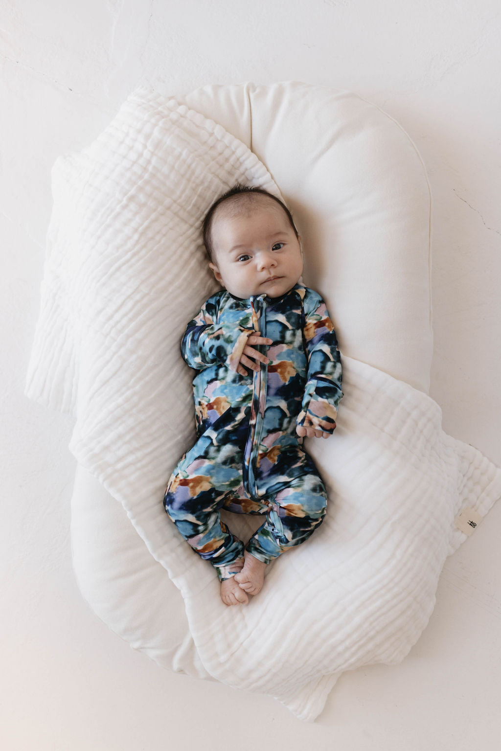 Bamboo Zip Pajamas | Charli Print - HoneyBug 