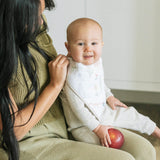 Cotton Muslin + Fleece Bandana Bib 4 Pack - Adobe Checker - HoneyBug 