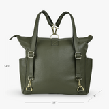 The Lillian Diaper Bag - Palmetto