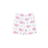 Bubbly Whale with Bow  Pink - Loungewear Short Set