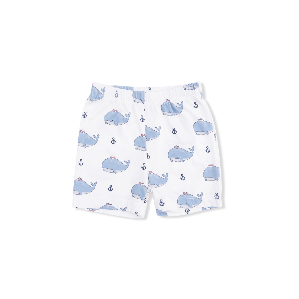 Bubbly Sailor Whales Blue - Loungewear Short Set