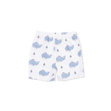 Bubbly Sailor Whales Blue - Loungewear Short Set