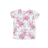 Cabbage Rose Stripe - Loungewear Short Set