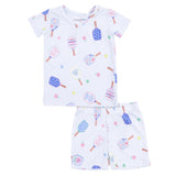 Floral Pickleball - Loungewear Short Set