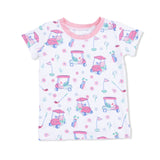 Golf Carts and Flowers - Loungewear Short Set