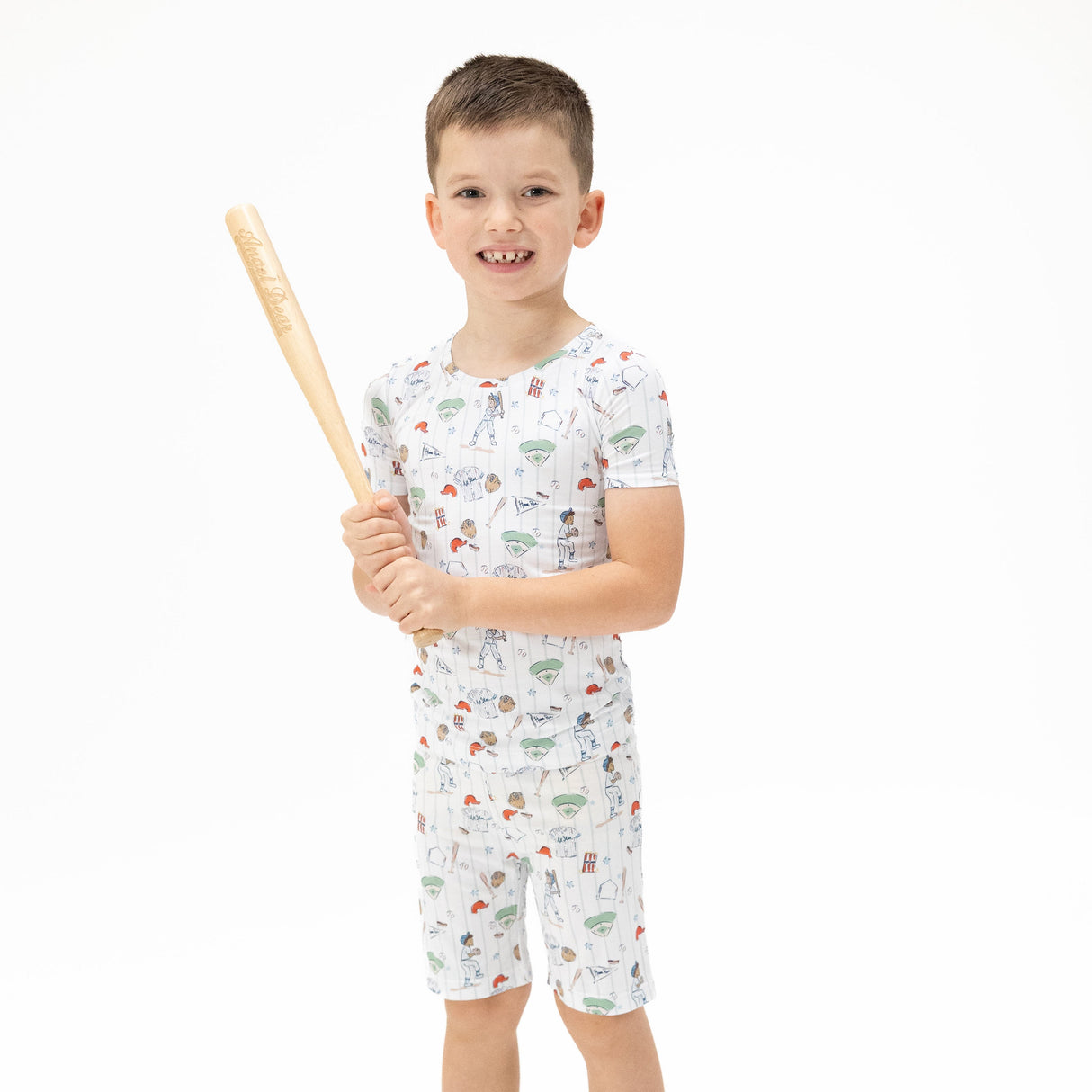 Home Run Baseball - Loungewear Short Set