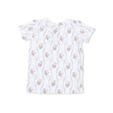 Heirloom Rose Stripe - Loungewear Short Set