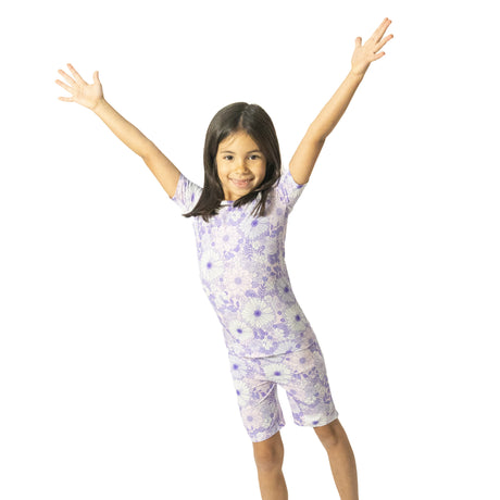 Lacy Lavender Floral - Loungewear Short Set