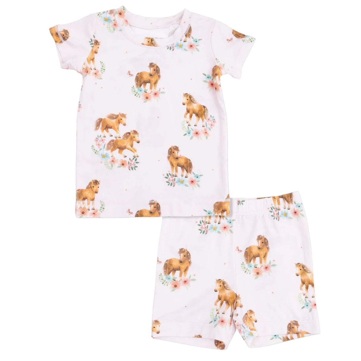 Pink Ponies - Loungewear Short Set