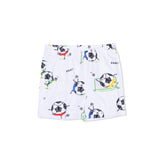 Soccer Balls Playing Soccer  Blue - Loungewear Short Set