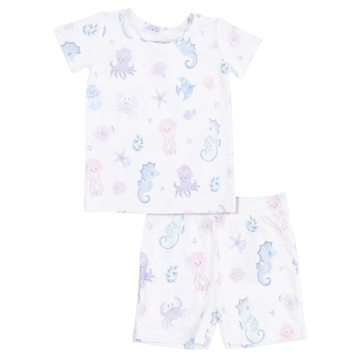 Floral Sea Creatures - Loungewear Short Set