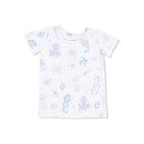 Floral Sea Creatures - Loungewear Short Set