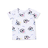 Soccer Balls Playing Soccer Pink - Loungewear Short Set