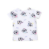 Soccer Balls Playing Soccer Pink - Loungewear Short Set