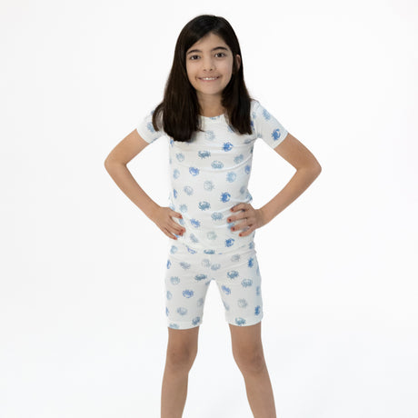 Blue Crabs - Loungewear Short Set