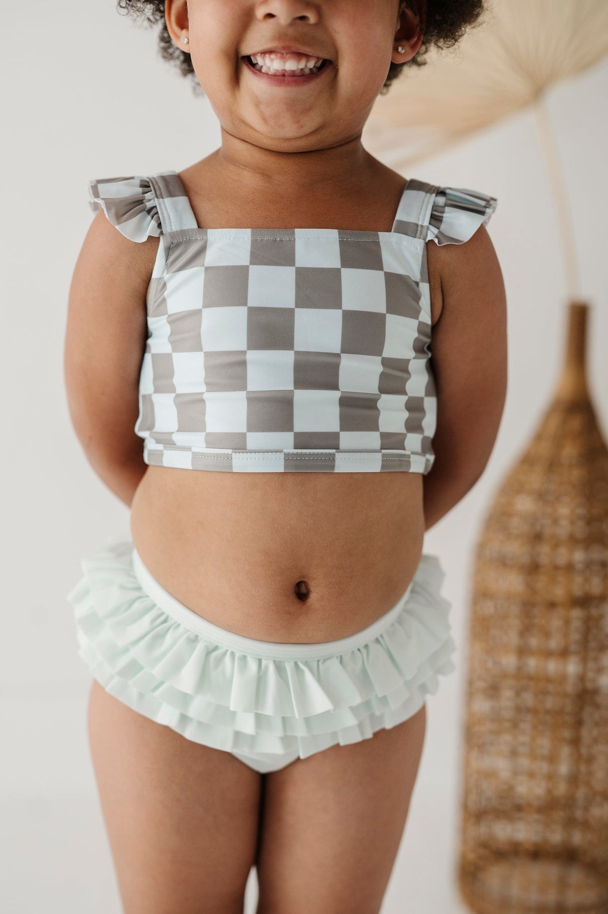 Girl's Two-Piece Swimsuit - HoneyBug 