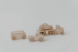 Wooden Cars + Truck + Ramp