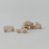 Wooden Cars + Truck + Ramp