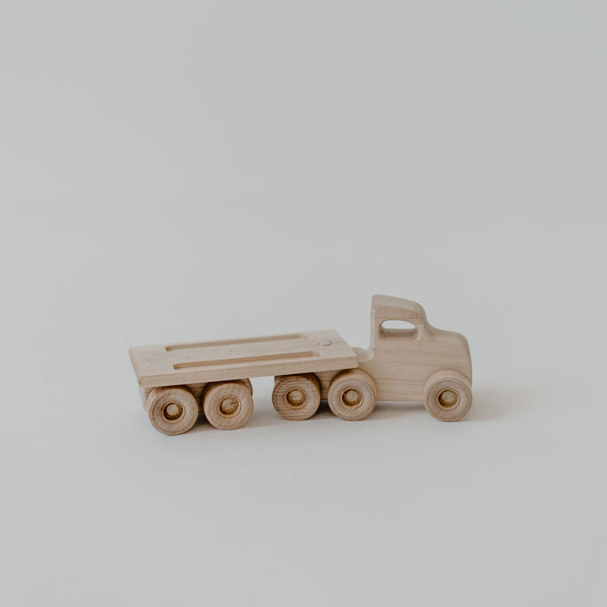 Wooden Cars + Truck + Ramp