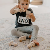 Wooden Cars + Truck + Ramp