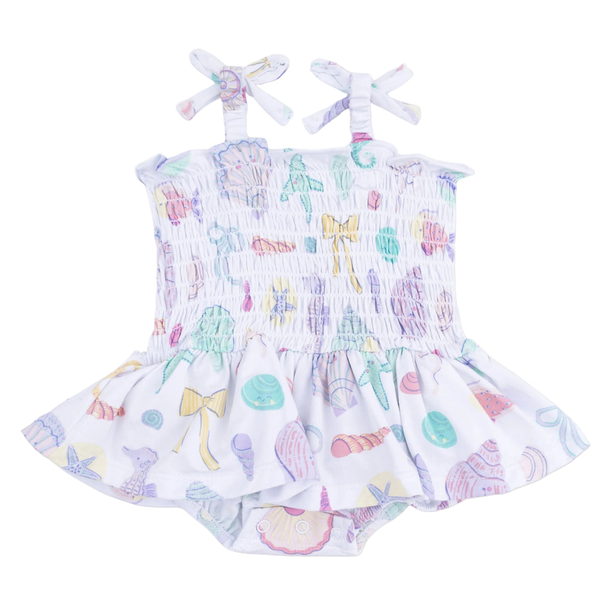 Beach Days - Smocked Bubble with Skirt