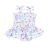 Beach Days - Smocked Bubble with Skirt