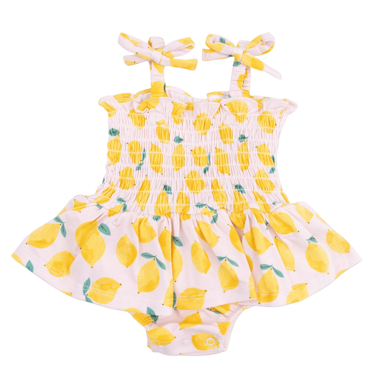 Sunny Lemons - Smocked Bubble with Skirt