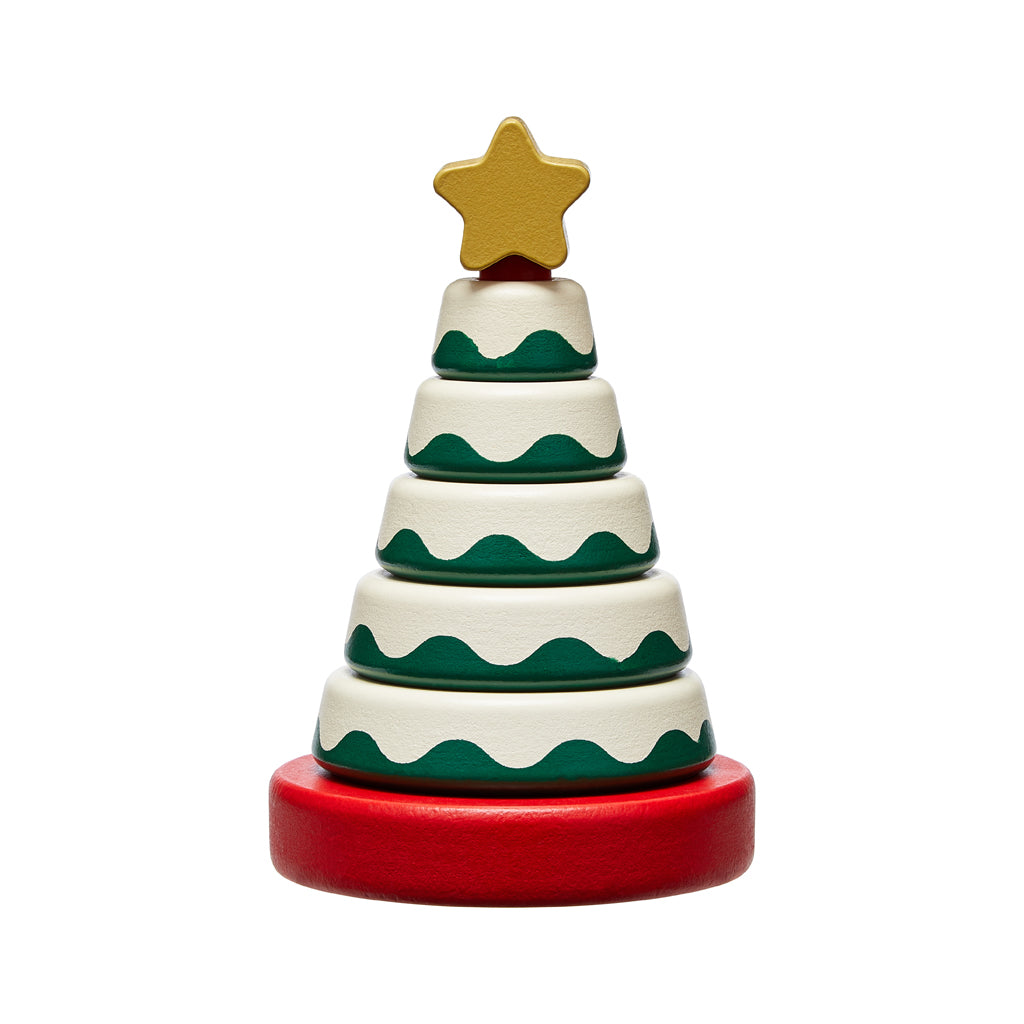 Christmas Tree Stacking Toy - HoneyBug 